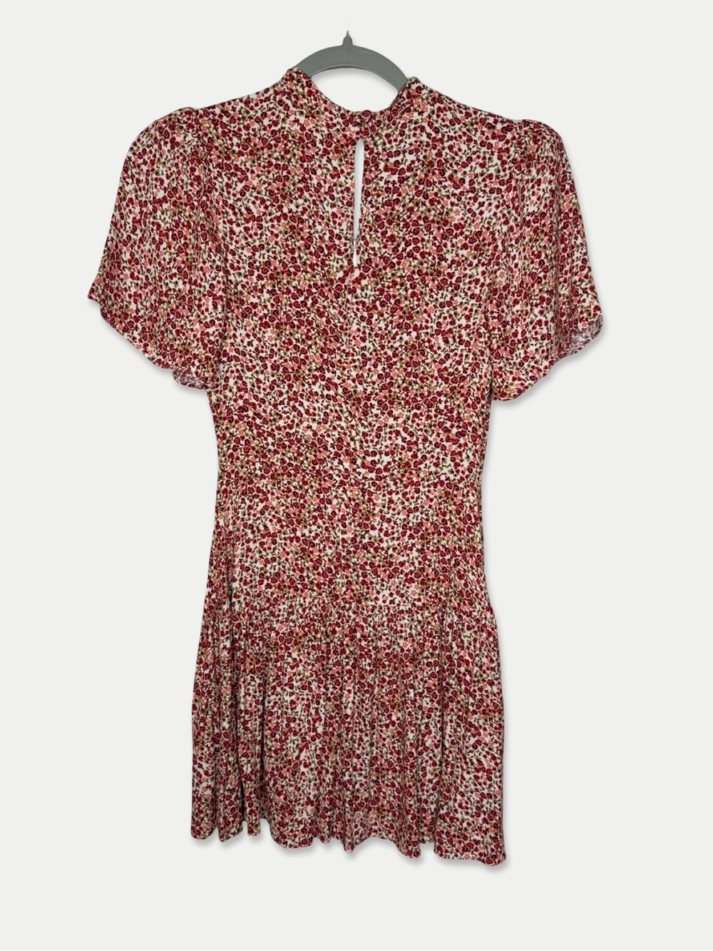 Reformation Mini Dress Floral Size 0 Multicolor GUC - Picture 3 of 4